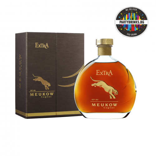 Коняк Meukow Extra Decanter 700ml 40% с кутия